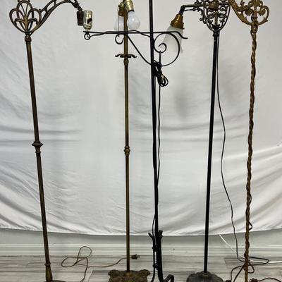 Antique Floor Lamp Assortment