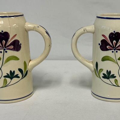 Sarreguemines Stoneware Steins