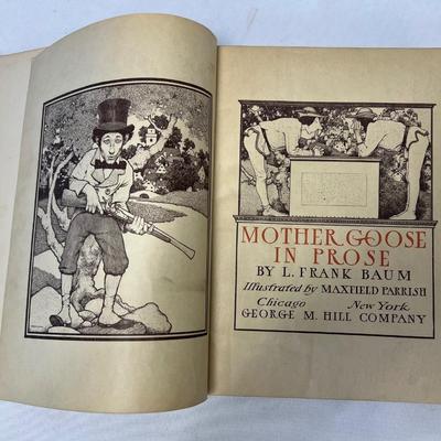 1901 "Mother Goose in Prose" Second Edition Book