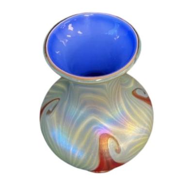 Vandermark Merritt Signed Glass Vase