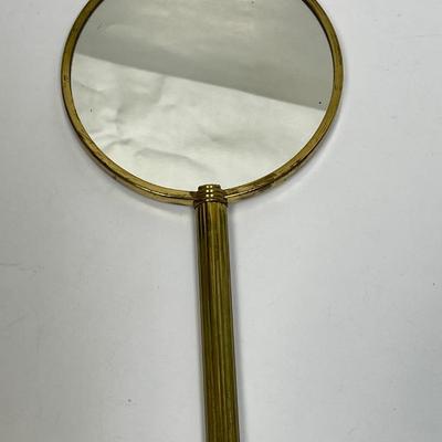 Vintage Vanity Hand Held Mirror Victorian Girls