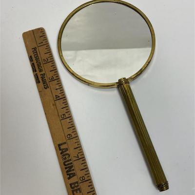 Vintage Vanity Hand Held Mirror Victorian Girls