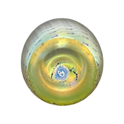 Vintage Orient & Flume Signed Iridescent Vase