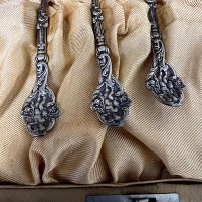 W.H. Glenny Sons Sterling Silver Spoon Set [173.2g]