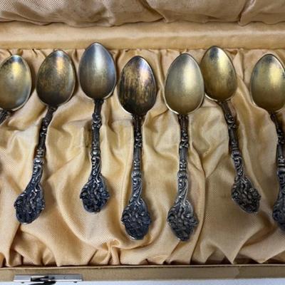 W.H. Glenny Sons Sterling Silver Spoon Set [173.2g]