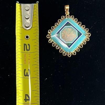 Stamped and Tested 14K Gold Pendant [13.78g]