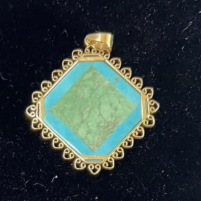 Stamped and Tested 14K Gold Pendant [13.78g]