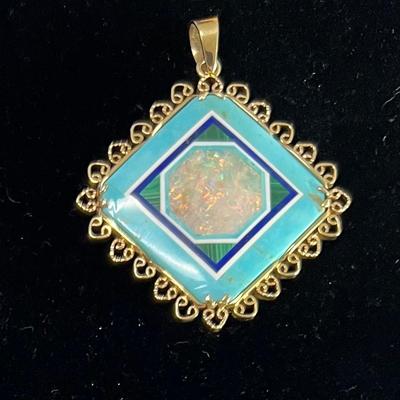 Stamped and Tested 14K Gold Pendant [13.78g]