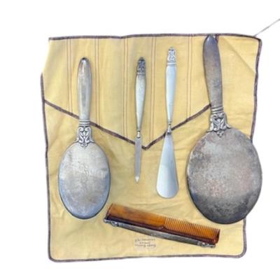Antique International Sterling Silver Vanity Set