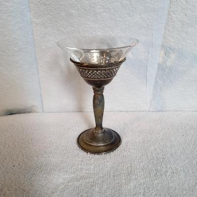 STERLING SILVER WINE GLASS