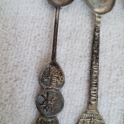 STERLING SILVER SOUVENIR SPOONS