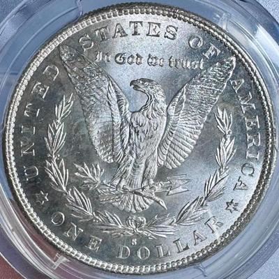 1879 S Mint Morgan Silver Dollar MS 65+