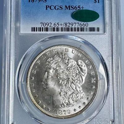 1879 S Mint Morgan Silver Dollar MS 65+
