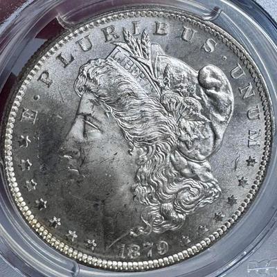 1879 S Mint Morgan Silver Dollar MS 65+