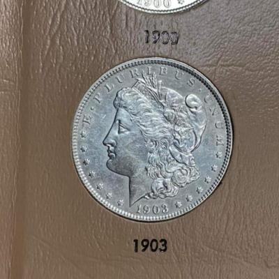 Complete Book Morgan Silver Date set book