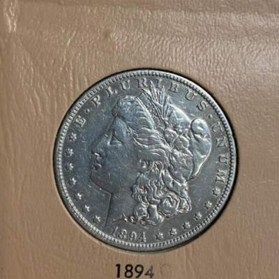 Complete Book Morgan Silver Date set book