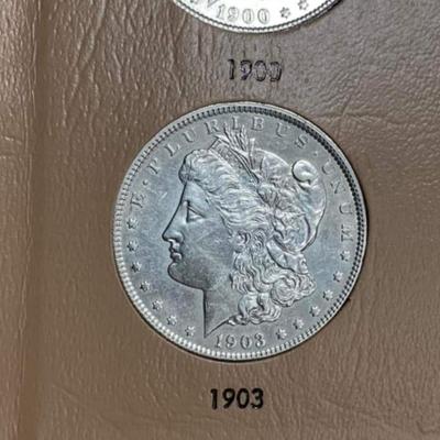 Complete Book Morgan Silver Date set book