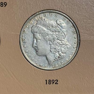 Complete Book Morgan Silver Date set book