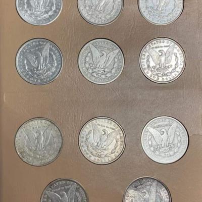 Complete Book Morgan Silver Date set book