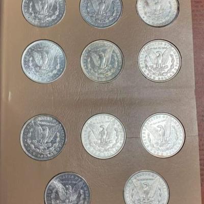 Complete Book Morgan Silver Date set book
