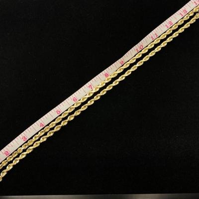 14 k Solid Gold Rope Chain
