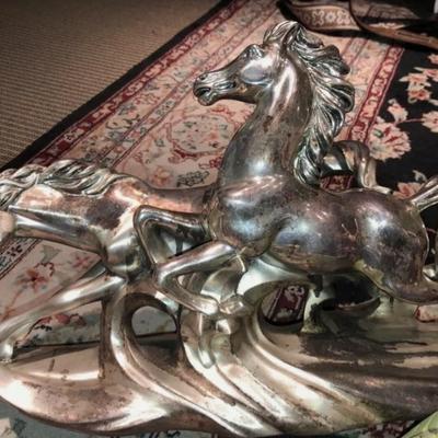 ARG Silver Horse Sculpture 93.5 % silver