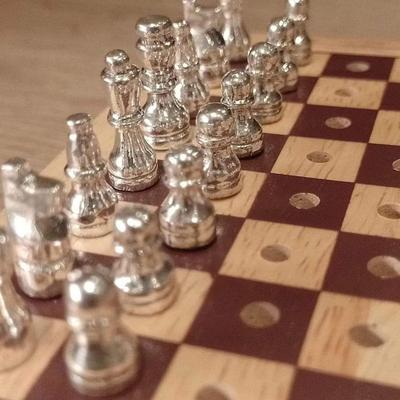 999 silver chess set