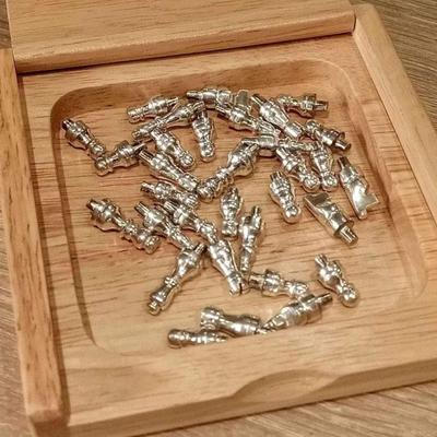 999 silver chess set