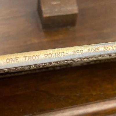 1 Troy Pound 999 silver 100$ Bill Bar
