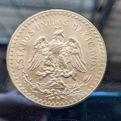 Gold Coins of Mexico Encased set