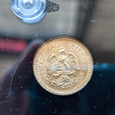 Gold Coins of Mexico Encased set