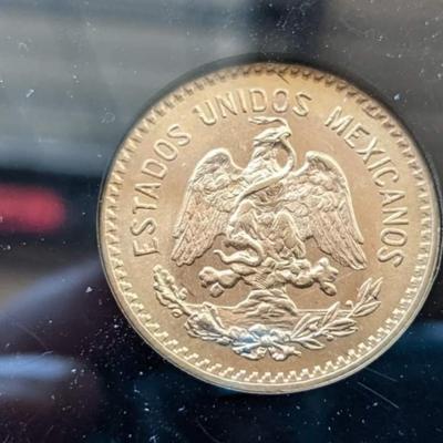 Gold Coins of Mexico Encased set