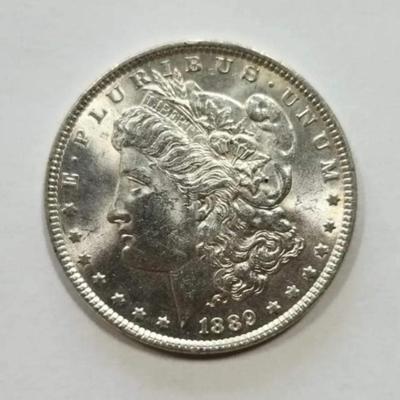20 Bu 1889 P Mint Morgan Silver Dollars