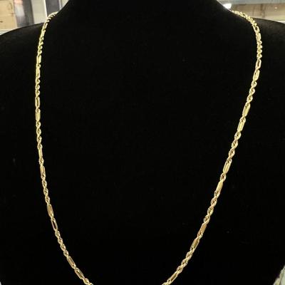 18 k Gold necklace