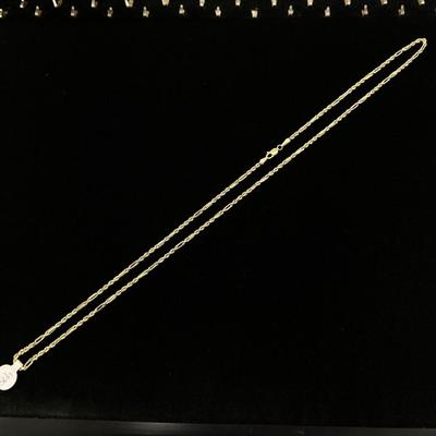 18 k Gold necklace