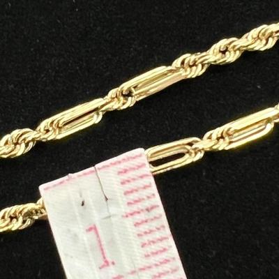 18 k Gold necklace