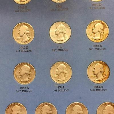 Silver Washington Quarters book including key date 1932