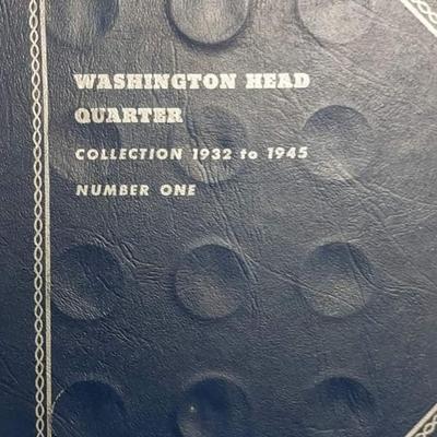 Silver Washington Quarters book including key date 1932