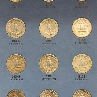 Silver Washington Quarters book including key date 1932