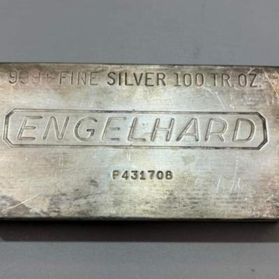 100 Oz Silver Bar