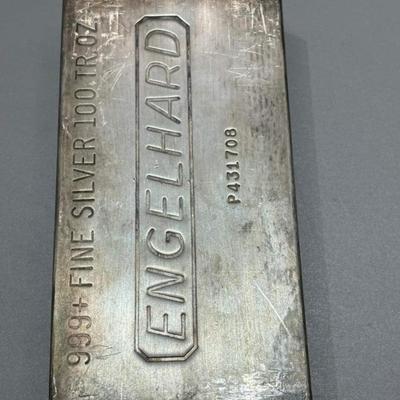 100 Oz Silver Bar
