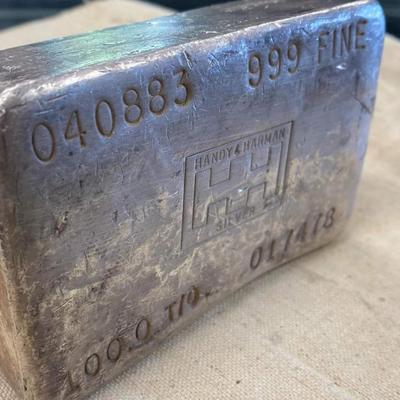 100 Oz 999 Silber Bar