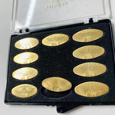 Rare Vintage Dental Gold ingots Ten 1 oz