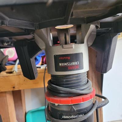 Table saw and router and stand