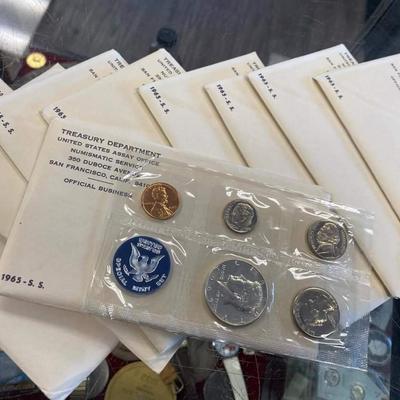 10 Special Mint 1965 Sets 90 % silver