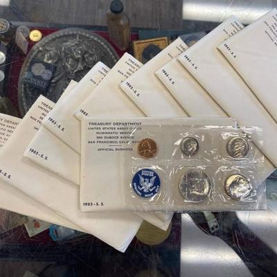 10 Special Mint 1965 Sets 90 % silver