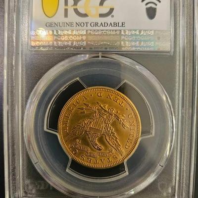 1901 10 $ Gold Coin Graded