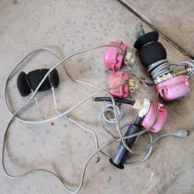 Collection of working water pumps