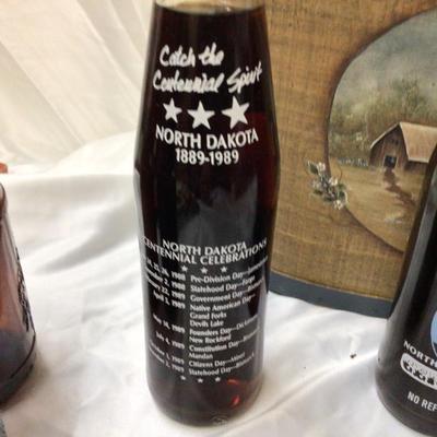 3 ND Anniversary Coke Bottles 2 Bertch Beer Sioux City Beer Bottle Oval Box