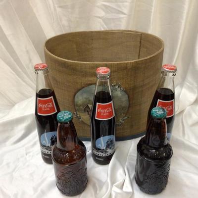 3 ND Anniversary Coke Bottles 2 Bertch Beer Sioux City Beer Bottle Oval Box